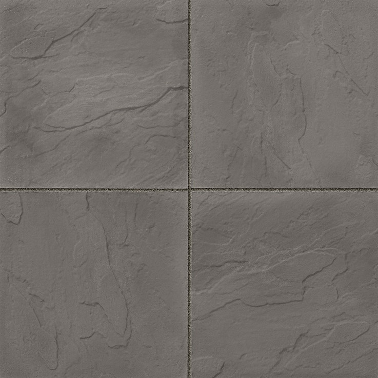 Stonemarket Ryton (Riven) 450 x 450mm Charcoal (Clearance)